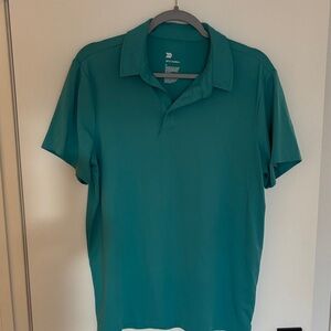 All in Motion Men's Aqua Polo Shirt